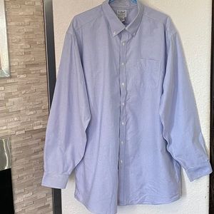 L L Bean Cotton Shirt with a Traditional Fit and Long Sleeve Size 18-36